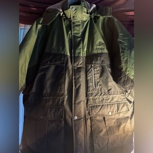 King Size Boulder Creek Men’s Big and Tall Colorblock Tech Parka Coat NWTsize 3X